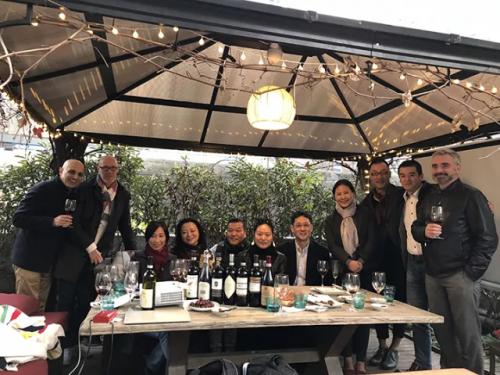 NihaoItaly private terrace wine tasting | Italian Wine & Food in China blog