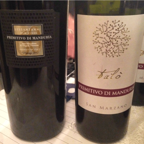 60 Anni Old Vines Primitivo di Manduria 2012 and Falo' Primitivo di Manduria 2012 by Italian Wine & Food In China
